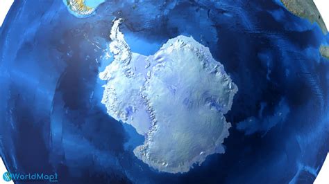 Antarctica and The Poles Maps, Satellite Views from Space 3