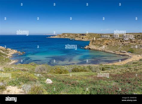 Riviera beach, Malta Stock Photo - Alamy