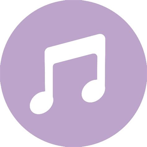 Purple music icon | Ios app icon, Iphone icon, Ios icon