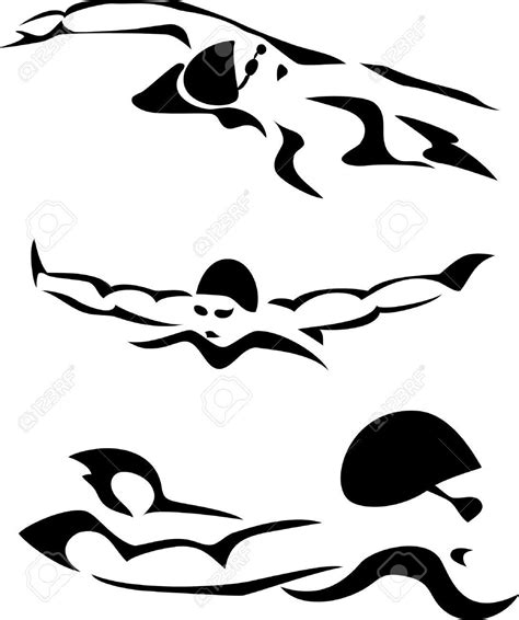 1088x1300 Vector (With images) | Swimmer, Swimming tattoo, Silhouette ...