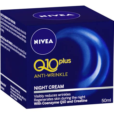 Nivea Q10 Plus Anti-wrinkle Night Cream 50ml | Woolworths