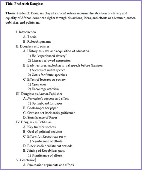 How To Make A Thesis Outline : How To Write Thesis Outline With Example