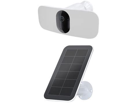 Arlo Pro 3 Floodlight Camera + Solar Panel, Wireless Home Security ...