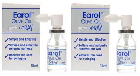 Earol Olive Oil Ear Wax Remover Spray - 2 Pack India | Ubuy