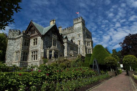 View of Hatley Castle from the Italian Gardens | Royal Roads University ...