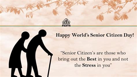 World Senior Citizens Day 2023 - Date- SolutionWeb | Senior citizen ...