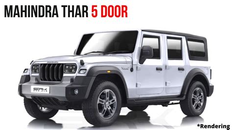 Upcoming 5-Door Mahindra Thar - 5 Things We Expect