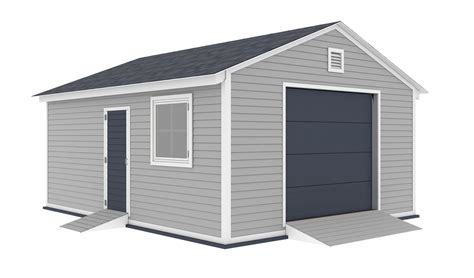 16x20 Garage Shed Plan - Shedplans.org