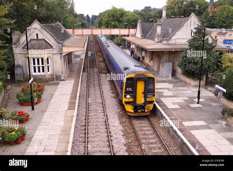 Bradford On Avon train railway station small town rail station in Stock ...