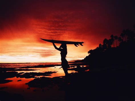 SURFING Sunset Wallpaper