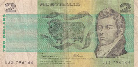 Australia 2 Dollars Rare Lowest Price Bank Note - Coinbazzar.com