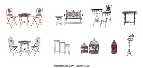 1,022 Vintage Wrought Iron Chair Design Images, Stock Photos, 3D ...