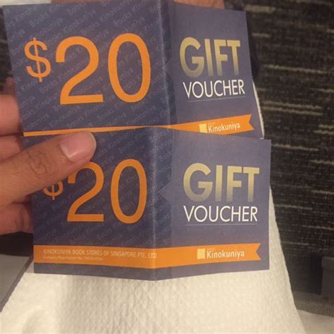 KINOKUNIYA GIFT VOUCHERS, Tickets & Vouchers, Vouchers on Carousell