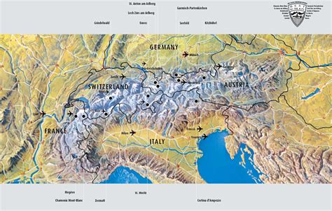 Western Europe Physical Features Map Flashcards | Memorang