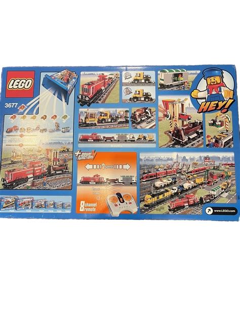 LEGO Red Cargo Train Set 3677 LEGO City (Brand new in box) RARE And ...