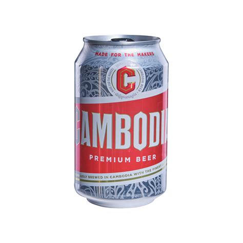 Cambodia Beer (Can 33cl) - Silver Quality Award 2021 from Monde Selection