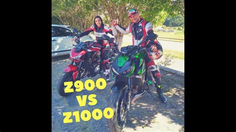 Z900 VS Z1000 - YouTube