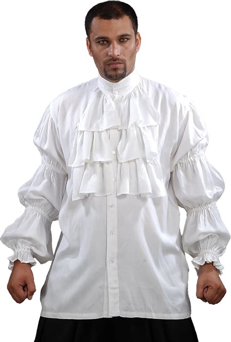 ThePirateDressing Pirate Ruffled Seinfeld Puffy Shirt: Amazon.ca ...