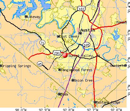 Sunset Valley, Texas (TX 78745) profile: population, maps, real estate ...