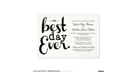 ivory_best_day_ever_wedding_invitation ...