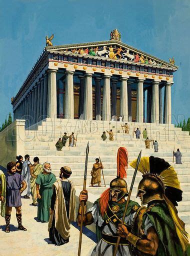 The Parthenon, ancient Greek temple dedicated to Athena, Athens ...