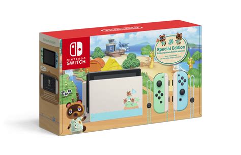 Nintendo Switch Console, Animal Crossing: New Horizons Edition ...