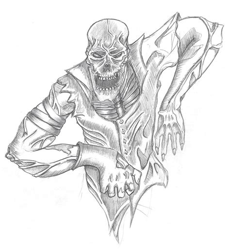 Zombie Pencil Drawing by anthonynemer on DeviantArt