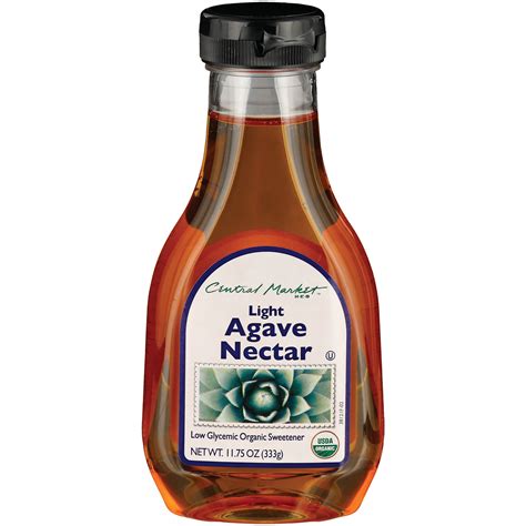 Central Market Organics Light Agave Nectar - Shop Sugar substitutes at ...