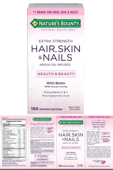 Nature's bounty hair skin nails