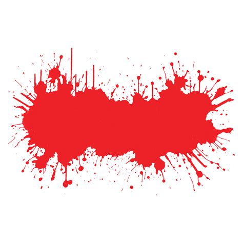 red paint splashes 35322059 Vector Art at Vecteezy