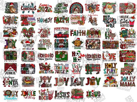 Christmas Bundle Png Christmas PNG Bundle PNG Merry - Etsy