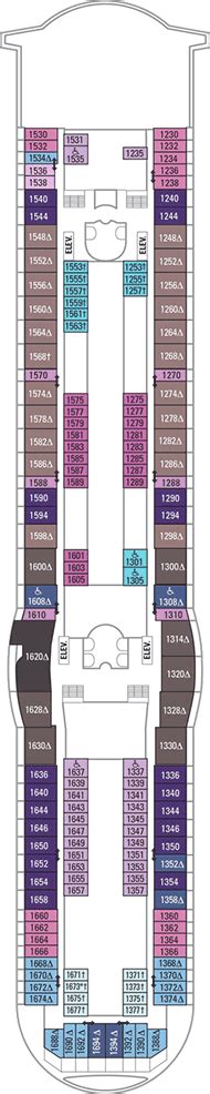 Mariner of the Seas Deck plan & cabin plan