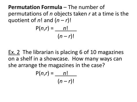 PPT - 12.4 – Permutations & Combinations PowerPoint Presentation - ID ...