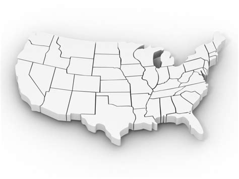 Map Of Usa Grey – Topographic Map of Usa with States