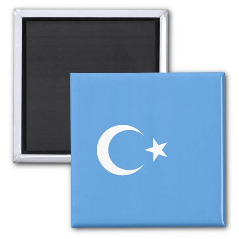 Uyghur Flag of East Turkistan (Uyghuristan) Magnet | Zazzle.com