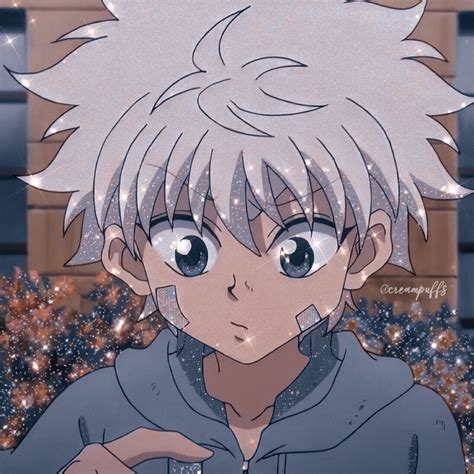 Killua Aesthetic Glitter Anime Pfp