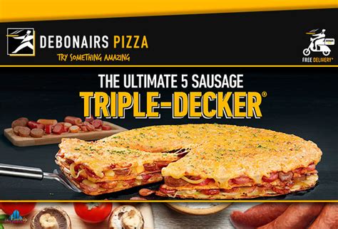 5 Sausage Triple Decker Special @ Debonairs • Kimberley PORTAL