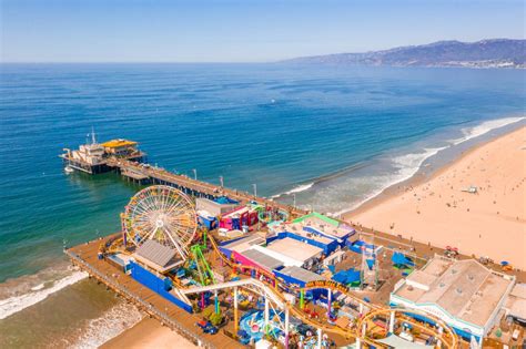 Aerial view of Santa Monica Pier, California - USA. - Yo! Venice!