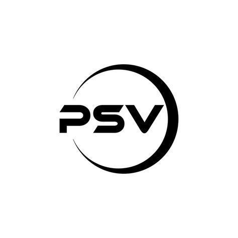 PSV letter logo design in illustration. Vector logo, calligraphy ...