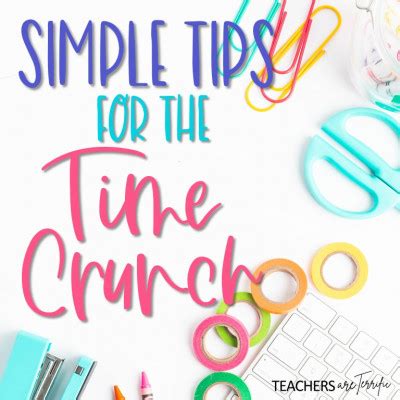 Simple Tips for The Time Crunch in STEM Class - Teachers are Terrific