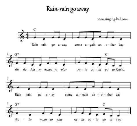 Rain Rain Go Away | Sing-along Video, Lyrics, MP3, MP4