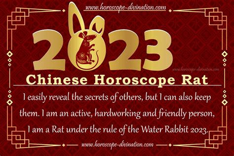 Chinese Horoscope 2023 Rat - Prediction & Future