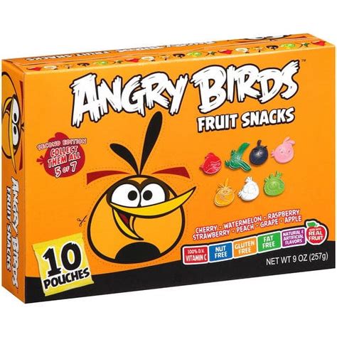 Angry Birds Fruit Snack Pouches, 9 Oz. - Walmart.com