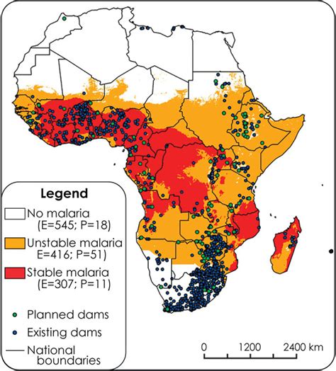 Malaria Transmission Map