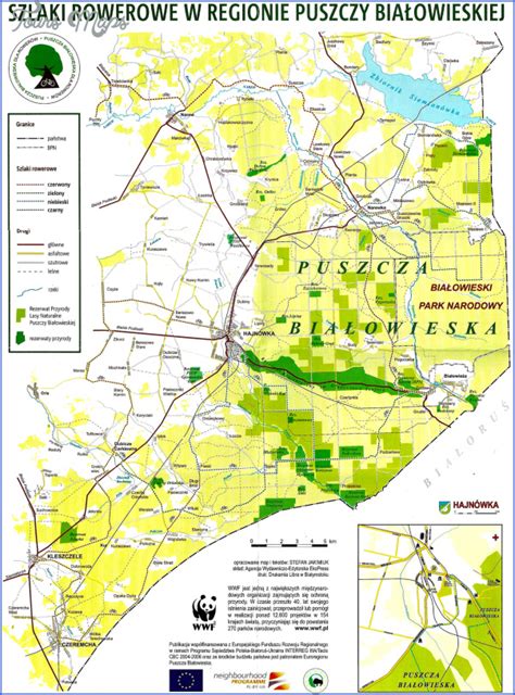 Bialowieza Map - ToursMaps.com