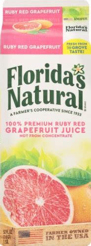 Florida's Natural Ruby Red Grapefruit Juice, 52 fl oz - Kroger