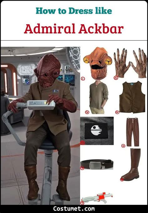 Admiral Ackbar Costume for Halloween