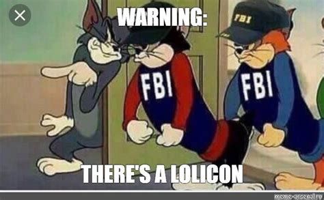 Meme: "WARNING: THERE'S A LOLICON" - All Templates - Meme-arsenal.com