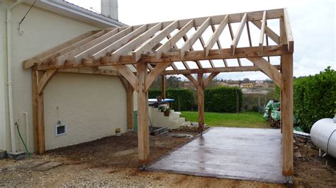 oak garage, timber framed garage, carpenter, green oak, car port ...