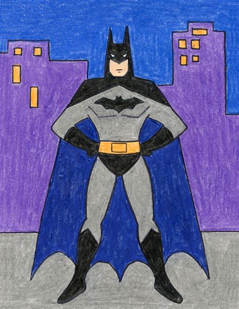 How To Draw Batman Superhero Painting, Batman Painting, Batman Art, Art ...